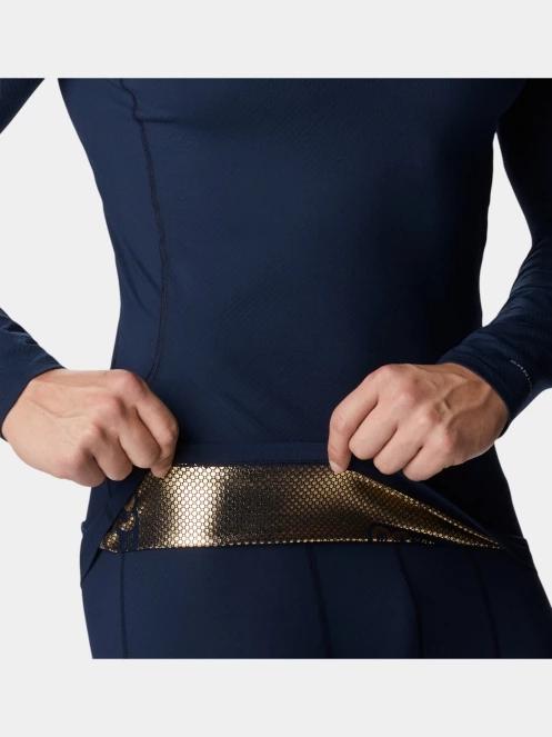 Columbia M Omni-Heat Infinity Knit Long Sleeve Crew férfi aláöltöző felső kék színben 6