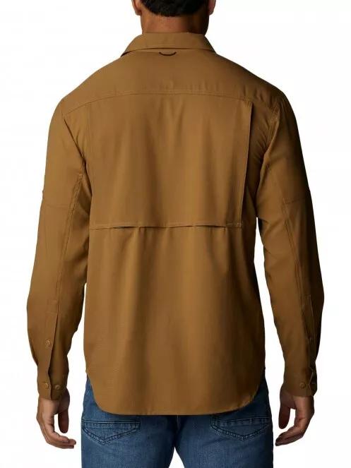 Columbia Silver Ridge Utility Lite Long Sleeve Shirt férfi túraing barna színben 3