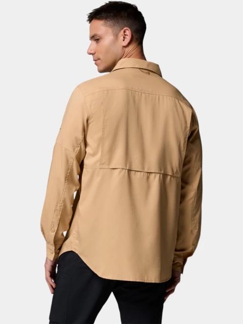 Columbia Silver Ridge Utility Lite Long Sleeve Shirt férfi hosszú ujjú túraing homok színben 4
