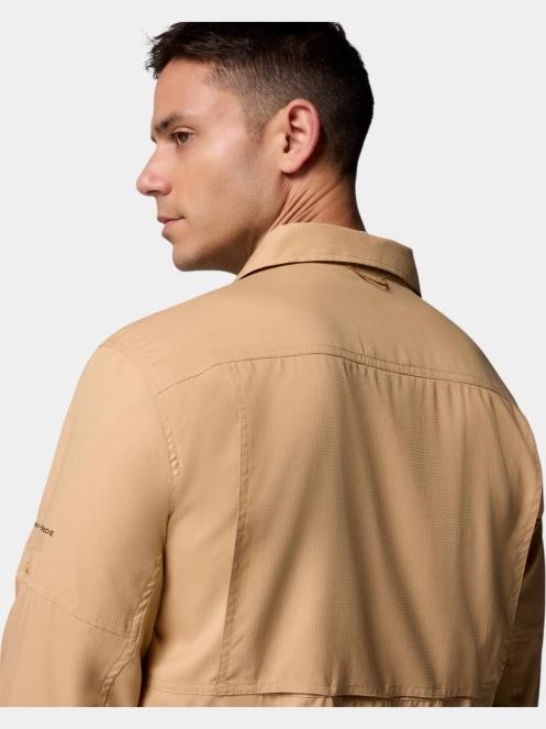 Columbia Silver Ridge Utility Lite Long Sleeve Shirt férfi hosszú ujjú túraing homok színben 8