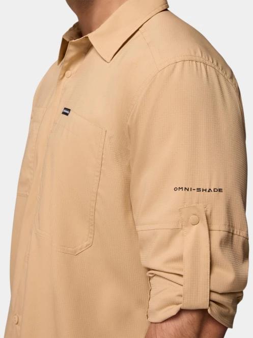 Columbia Silver Ridge Utility Lite Long Sleeve Shirt férfi hosszú ujjú túraing homok színben 9