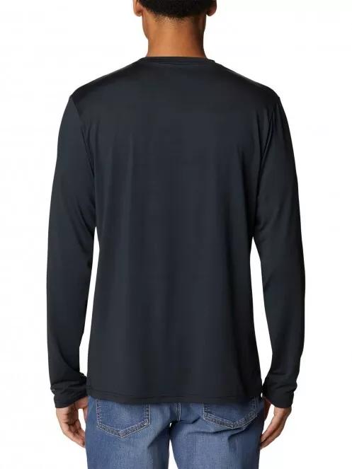 Columbia Tech Trail LS Graphic férfi rövid ujjú sport póló fekete színben 3