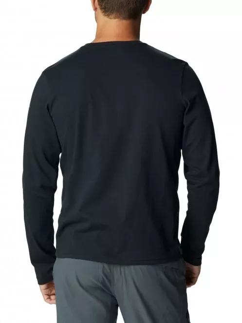 Columbia Csc Alpine Way II LS Tee férfi hosszú ujjú sport póló fekete színben 4