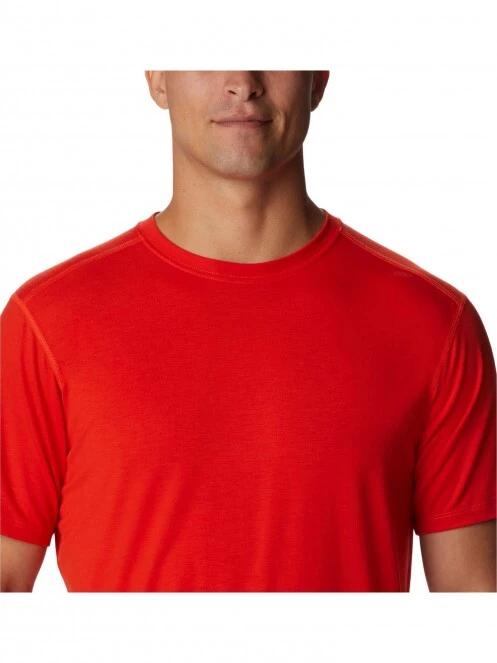 Columbia M Endless Trail Running Tech Tee férfi rövid ujjú sport póló narancssárga színben 5