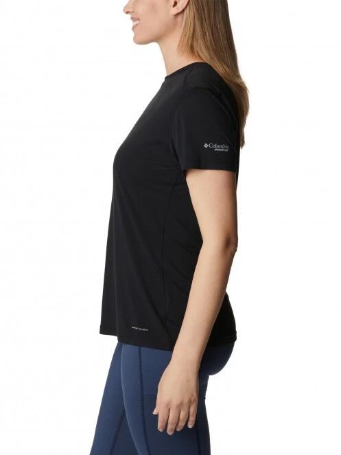 Columbia W Endless Trail Running Tech Tee női rövid ujjú sport póló fekete színben 3