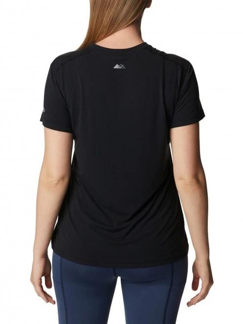 Columbia W Endless Trail Running Tech Tee női rövid ujjú sport póló fekete színben 4