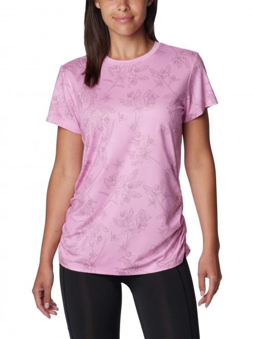 Columbia Leslie Falls Short Sleeve női ujjatlan sport póló rózsaszín színben 2