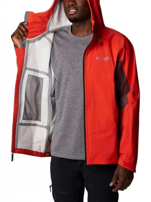 Columbia Mazama Trail Shell férfi esőkabát narancssárga színben 5