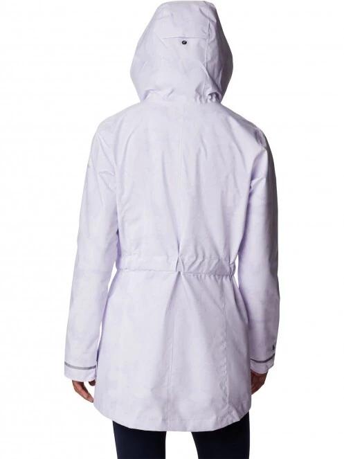 Columbia Here And There Trench II Jacket női utcai kabát lila színben 3