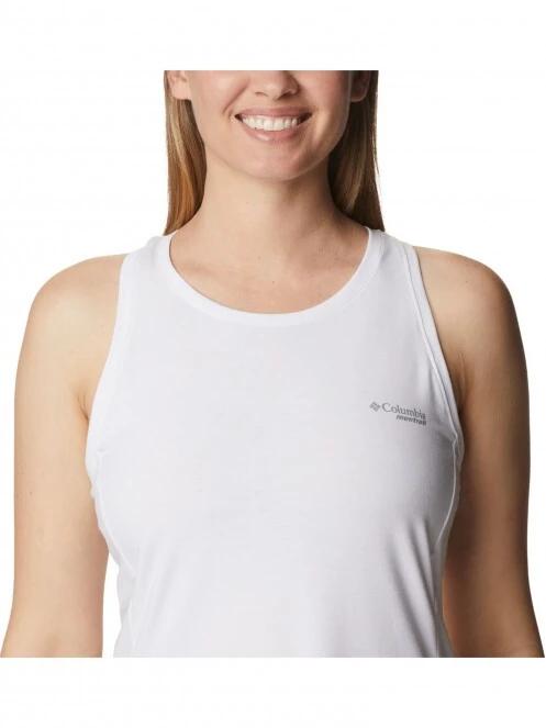 Columbia W Endless Trail Running Tank női rövid ujjú sport póló fehér színben 5