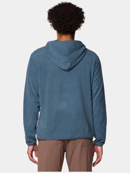 Mountain Hardwear Microchill Hoody férfi polár pulóver kék színben 4