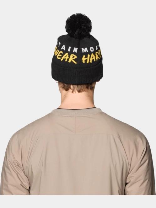 Mountain Hardwear ApresPro Beanie bojtos sapka fekete színben 6
