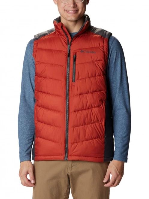 Columbia Labyrinth Loop Vest férfi mellény piros színben 2