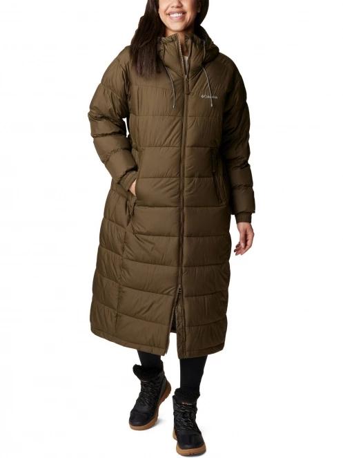 Columbia Pike Lake II Long Jacket női télikabát zöld színben 2