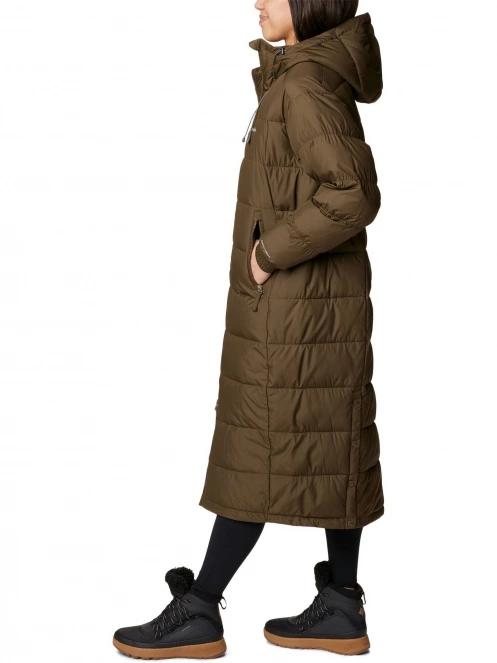 Columbia Pike Lake II Long Jacket női télikabát zöld színben 3