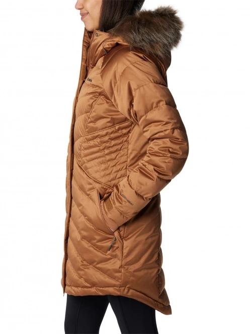 Columbia Lay D Down III Mid Jacket női utcai kabát barna színben 3