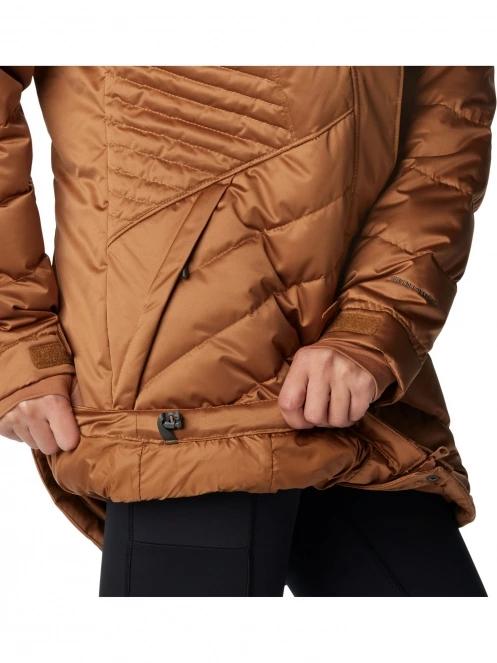 Columbia Lay D Down III Mid Jacket női utcai kabát barna színben 9