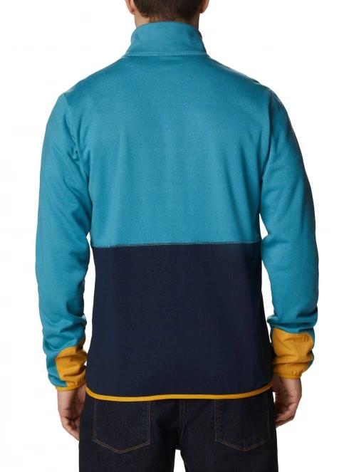 Columbia Columbia Hike Full Zip férfi polár pulóver kék színben 4