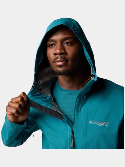 Columbia Ampli-Dry II Shell férfi esőkabát zöld színben 7