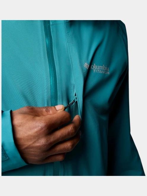 Columbia Ampli-Dry II Shell férfi esőkabát zöld színben 9