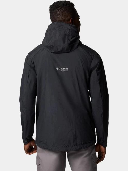 Columbia Loop Trail II Windbreaker férfi széldzseki fekete színben 4