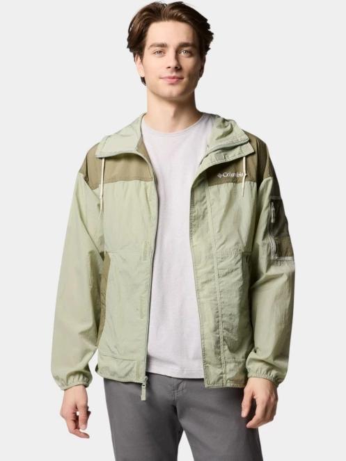 Columbia Challenger II Windbreaker férfi széldzseki világoszöld színben 5