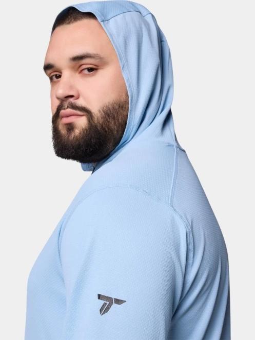 Columbia Summit Valley Hoodie férfi hosszú ujjú sport póló kék színben 6