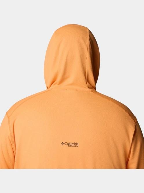 Columbia Summit Valley Hoodie férfi hosszú ujjú sport póló narancssárga színben 7