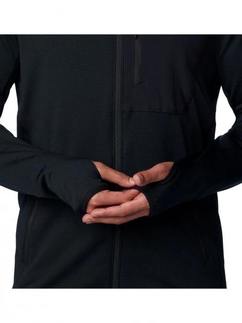 Columbia Triple Canyon Grid Fleece Full Zip férfi polár pulóver fekete színben 7