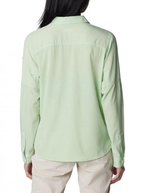 Columbia Cirque River Vented Woven Long Sleeve Shirt női hosszú ujjú túraing zöld színben 4