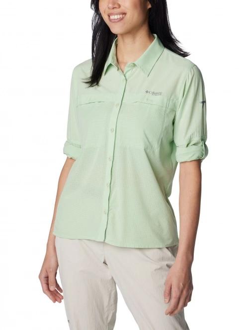 Columbia Cirque River Vented Woven Long Sleeve Shirt női hosszú ujjú túraing zöld színben 5
