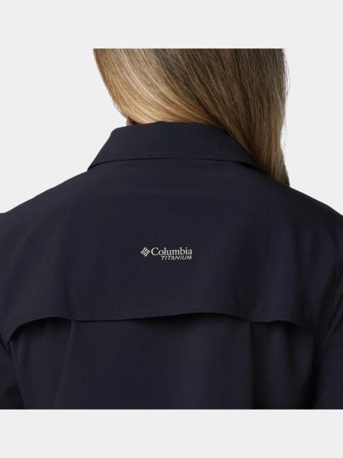Columbia Summit Valley Woven Long Sleeve Shirt női hosszú ujjú túraing fekete színben 7