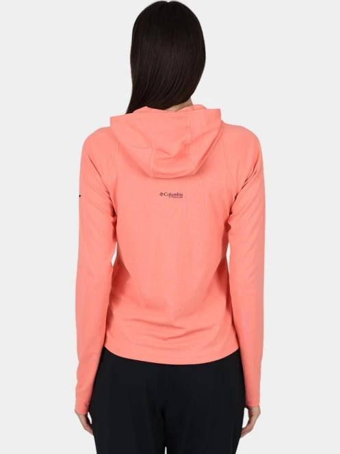 Columbia Summit Valley Hoodie női hosszú ujjú sport póló piros színben 4