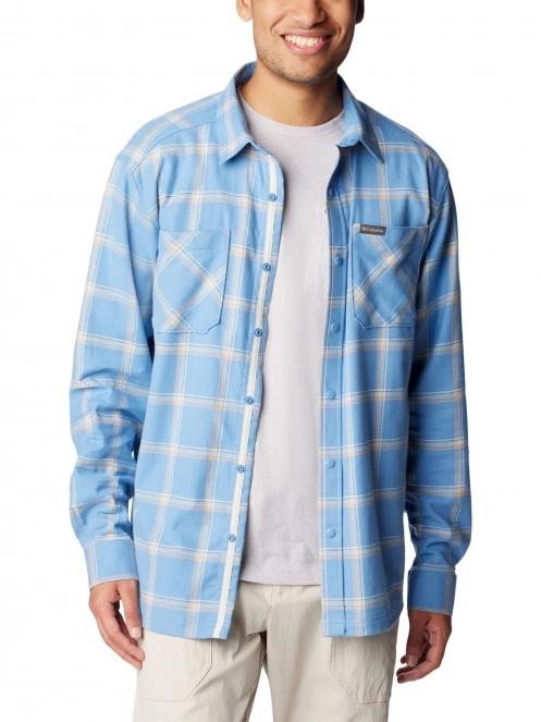 Columbia Landroamer Woven Long Sleeve Shirt férfi hosszú ujjú ing kék színben 5