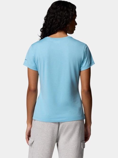 Columbia Sloan Ridge Graphic Short Sleeve Tee női rövid ujjú póló kék színben 4
