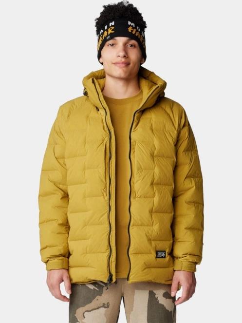 Mountain Hardwear Stretchdown Parka férfi pehelykabát sárga színben 5