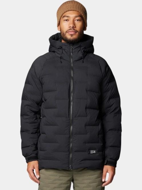 Mountain Hardwear Stretchdown Parka férfi pehelykabát fekete színben 2