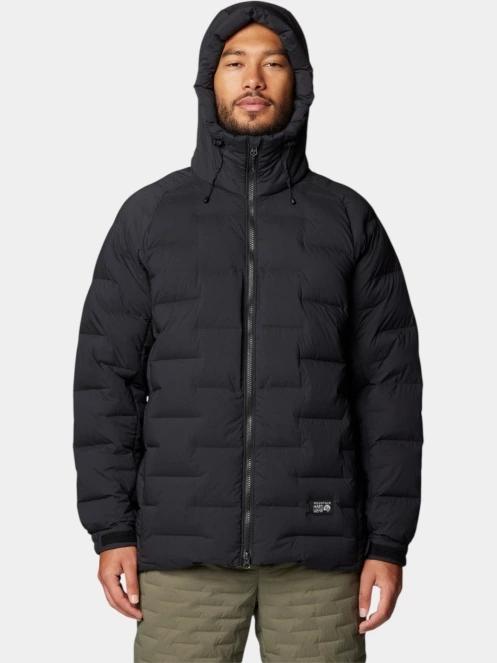 Mountain Hardwear Stretchdown Parka férfi pehelykabát fekete színben 5