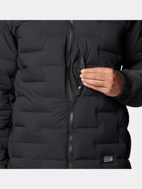 Mountain Hardwear Stretchdown Parka férfi pehelykabát fekete színben 6