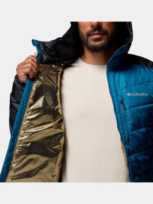 Columbia Labyrinth Loop II Hooded Jacket férfi átmeneti kabát kék színben 7