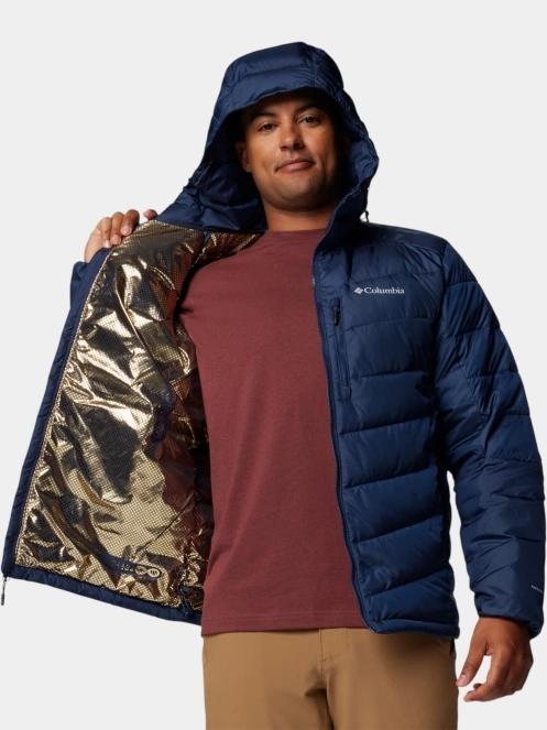 Columbia Labyrinth Loop II Hooded Jacket férfi átmeneti kabát sötétkék színben 7