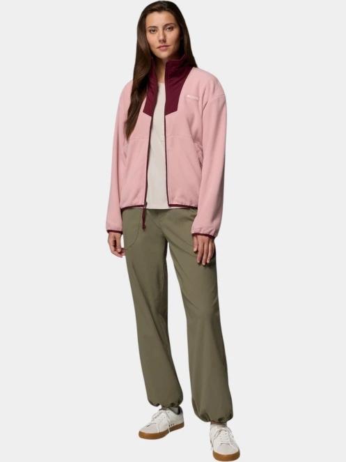 Columbia Sequoia Grove Full Zip Fleece női polár pulóver rózsaszín színben 5