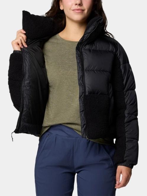 Columbia Leadbetter Point II Sherpa Hybrid női steppelt átmeneti kabát fekete színben 6
