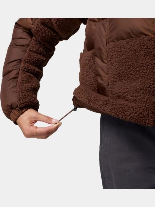 Columbia Leadbetter Point II Sherpa Hybrid női steppelt átmeneti kabát barna színben 9