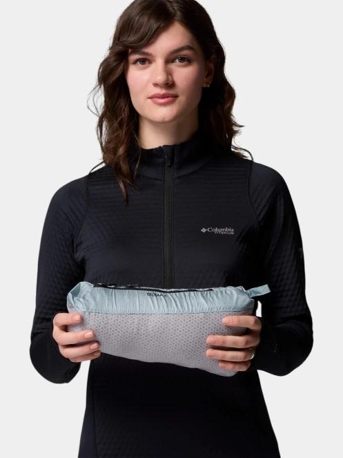 Columbia Arctic Crest Down Hooded Jacket női steppelt átmeneti kabát kék színben 11