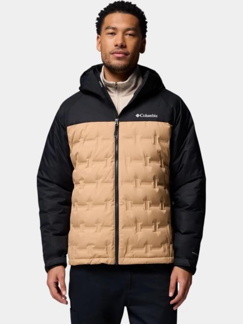 Columbia Grand Trek III Down Hooded Jacket férfi pehelykabát homok színben 2