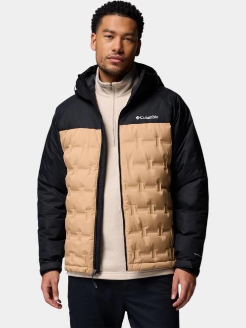 Columbia Grand Trek III Down Hooded Jacket férfi pehelykabát homok színben 5