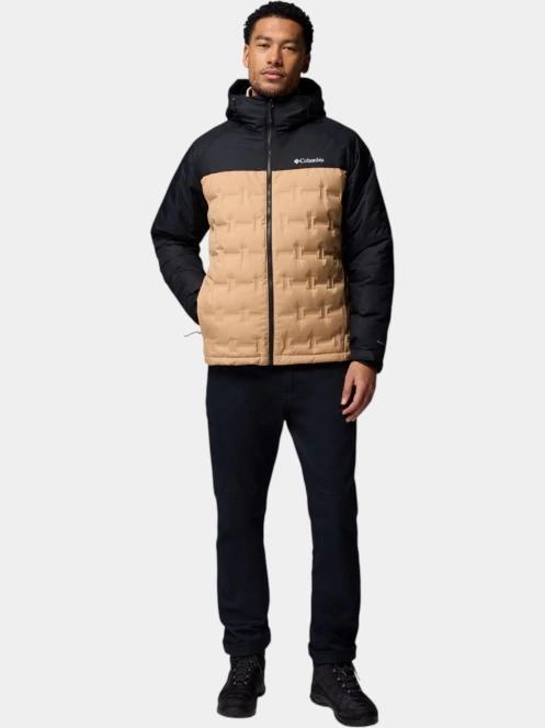 Columbia Grand Trek III Down Hooded Jacket férfi pehelykabát homok színben 6