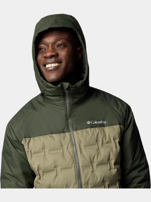 Columbia Grand Trek III Down Hooded Jacket férfi pehelykabát zöld színben 6