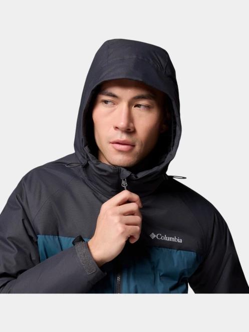 Columbia Grand Trek III Down Hooded Jacket férfi pehelykabát kék színben 7